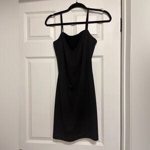 City Triangles Elegant Black Strapless Dress